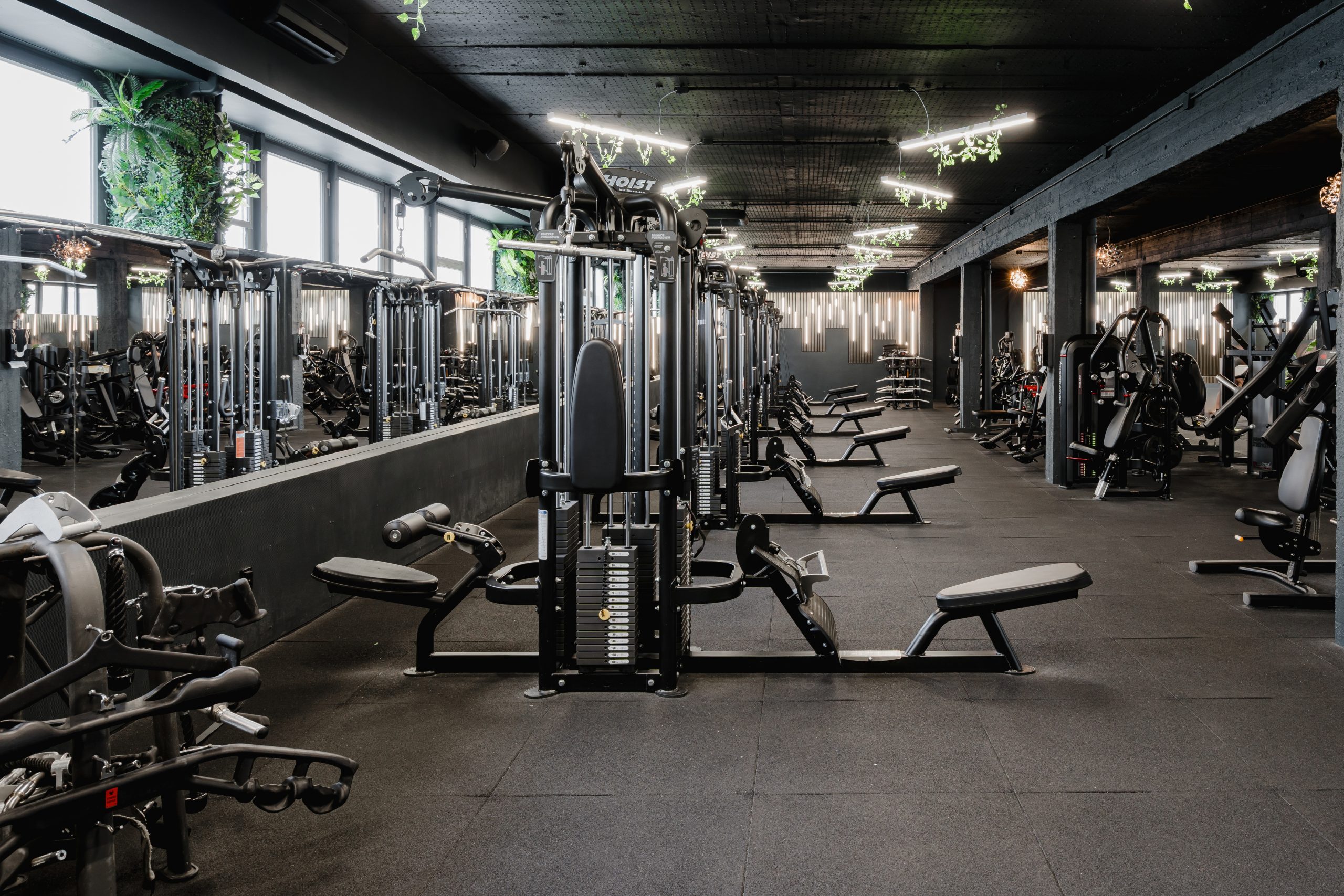 Chili Fitness gép park és kábeles zóna